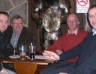 The Knights of the Square Table:  Eamon Mc Garrell, Paddy Bradley, Seamus Hasson and Terry Hasson
